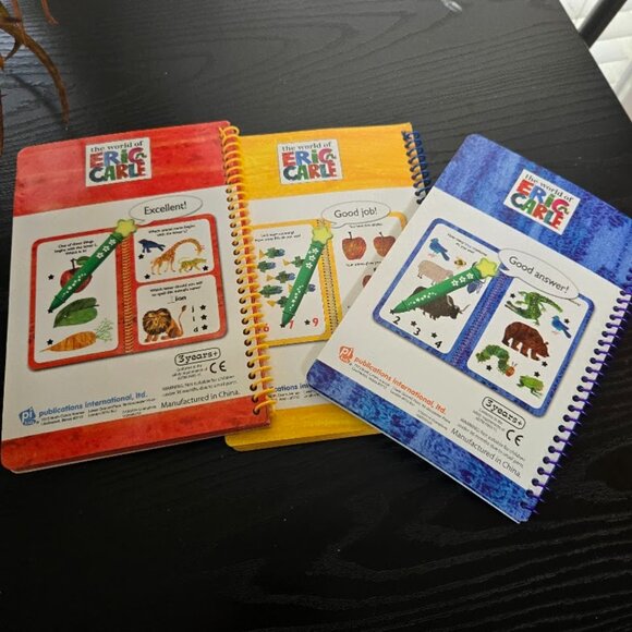 The World of Eric Carle Quiz It Pen set of 3 books 3 years + - Picture 2 of 2